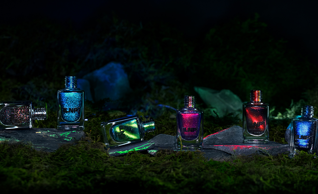 ILNP Hex - Black Jelly Shimmer Nail Polish